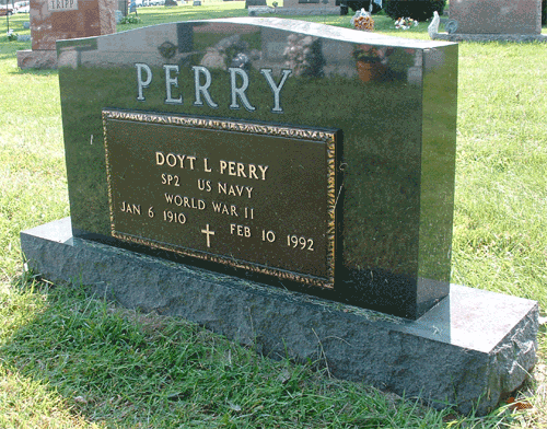 doyt perry's tombstone
